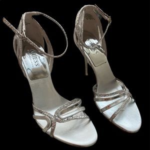 Women’s silver dress shoes